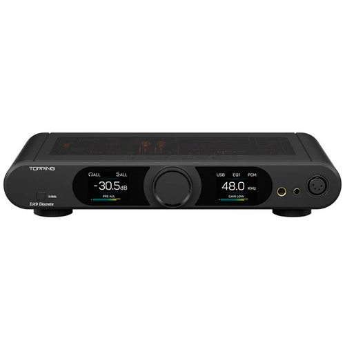 Портативный усилитель и ЦАП Topping DX9 Discrete (черный)