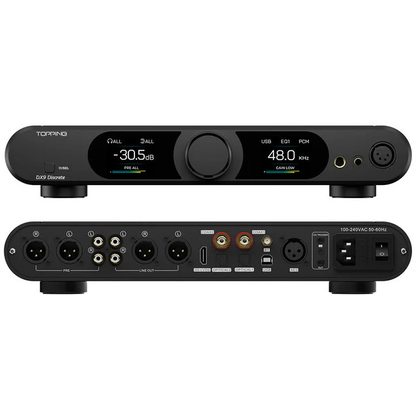 Портативный усилитель и ЦАП Topping DX9 Discrete (черный)