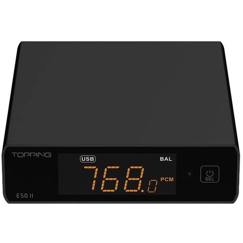 Портативный усилитель и ЦАП Topping E50II (черный)
