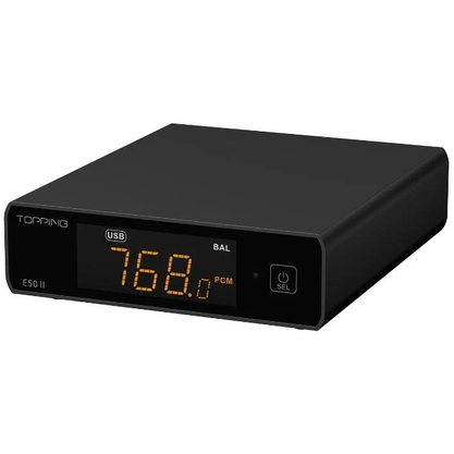 Портативный усилитель и ЦАП Topping E50II (черный)