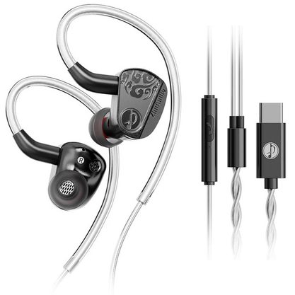 Наушники Zhulinniao Jinghong Z3 с микрофоном USB Type-C (черный)