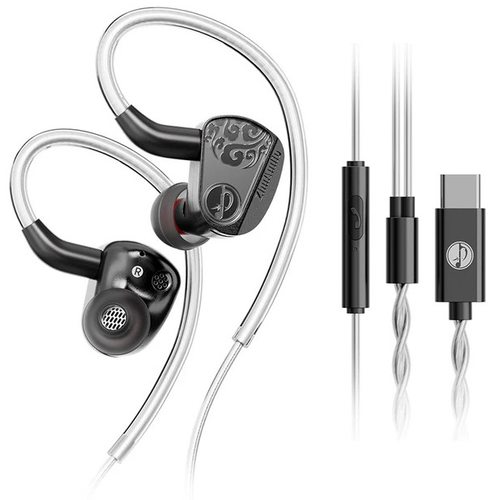 Наушники Zhulinniao Jinghong Z3 с микрофоном USB Type-C (черный)