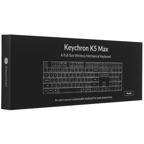 Игровая клавиатура Keychron K5 Max Hot Swap RGB Gateron Brown Switch (RU)