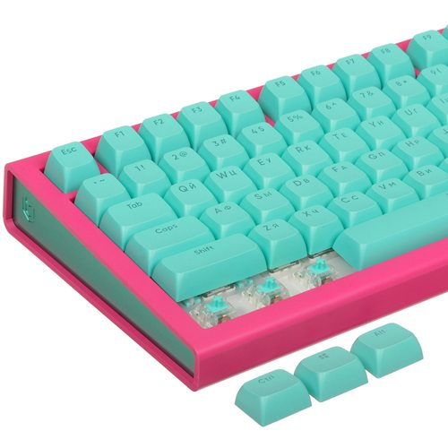Игровая клавиатура IO by Red Square Type 84 (io283) (бирюзовый/розовый)