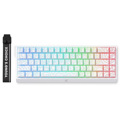 Игровая клавиатура Mchose Ace 68 Hall Effect Magnetic Switch (белый)