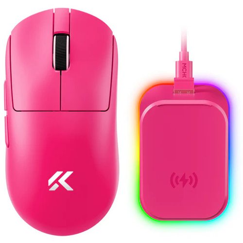 Игровая мышка Mchose A7 V2 Pro Plus Lightweight Wireless (розовый)