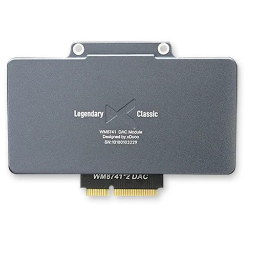 Портативный усилитель и ЦАП XDuoo WM8741 DAC CARD (серый)