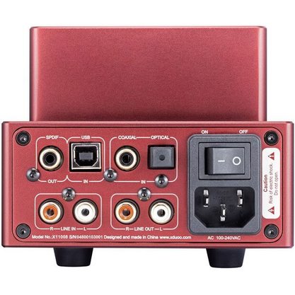 Стационарный усилитель и ЦАП xDuoo TA-10R (красный)
